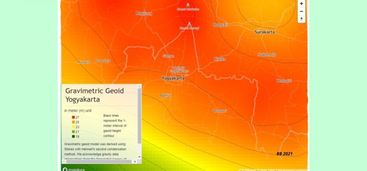Visualisasi Model Geoid Yogyakarta